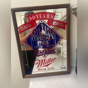 Vintage 1910-1990 Miller High Life X Comiskey Park Mirror